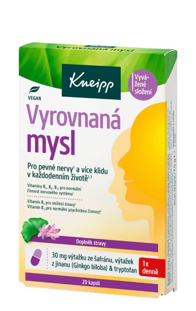 Kneipp Vyrovnaná mysl 20 kapslí Kneipp