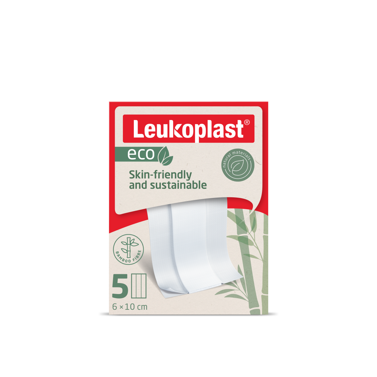 Leukoplast Eco Náplasti 6 cm x 10 cm 5 ks Leukoplast