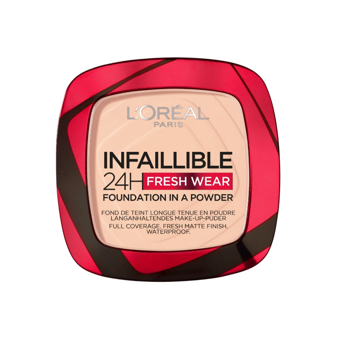 Loréal Paris Infaillible Fresh Wear 24H Foundation in a Powder odstín 180 Rose Sand make-up v pudru 9 g Loréal Paris