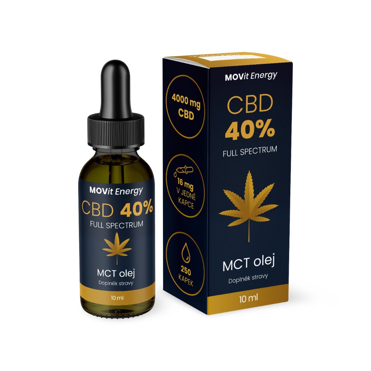 MOVit Energy CBD 40% Full Spectrum MCT olej 10 ml MOVit Energy