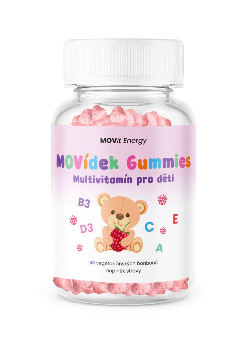 MOVit Energy MOVídek Gummies Multivitamín pro děti 60 ks MOVit Energy