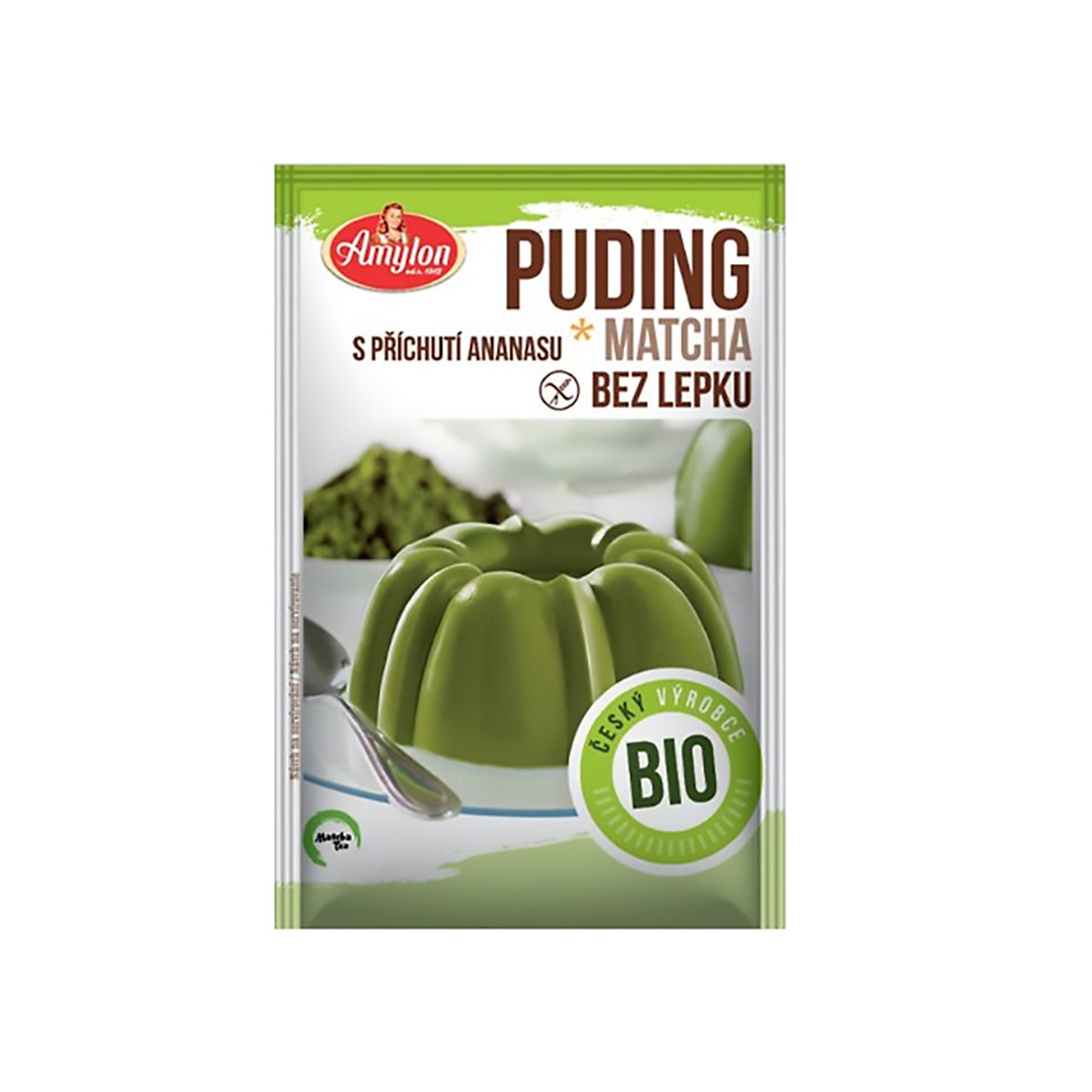 Matcha Tea Puding s příchutí ananasu BIO 40 g Matcha Tea