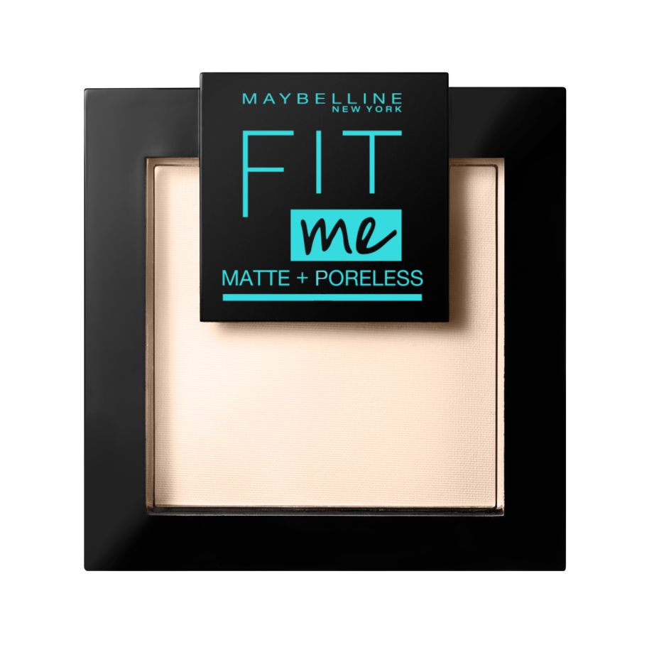 Maybelline Fit me Matte + Poreless odstín 105 Natural Ivory matující pudr 9 g Maybelline