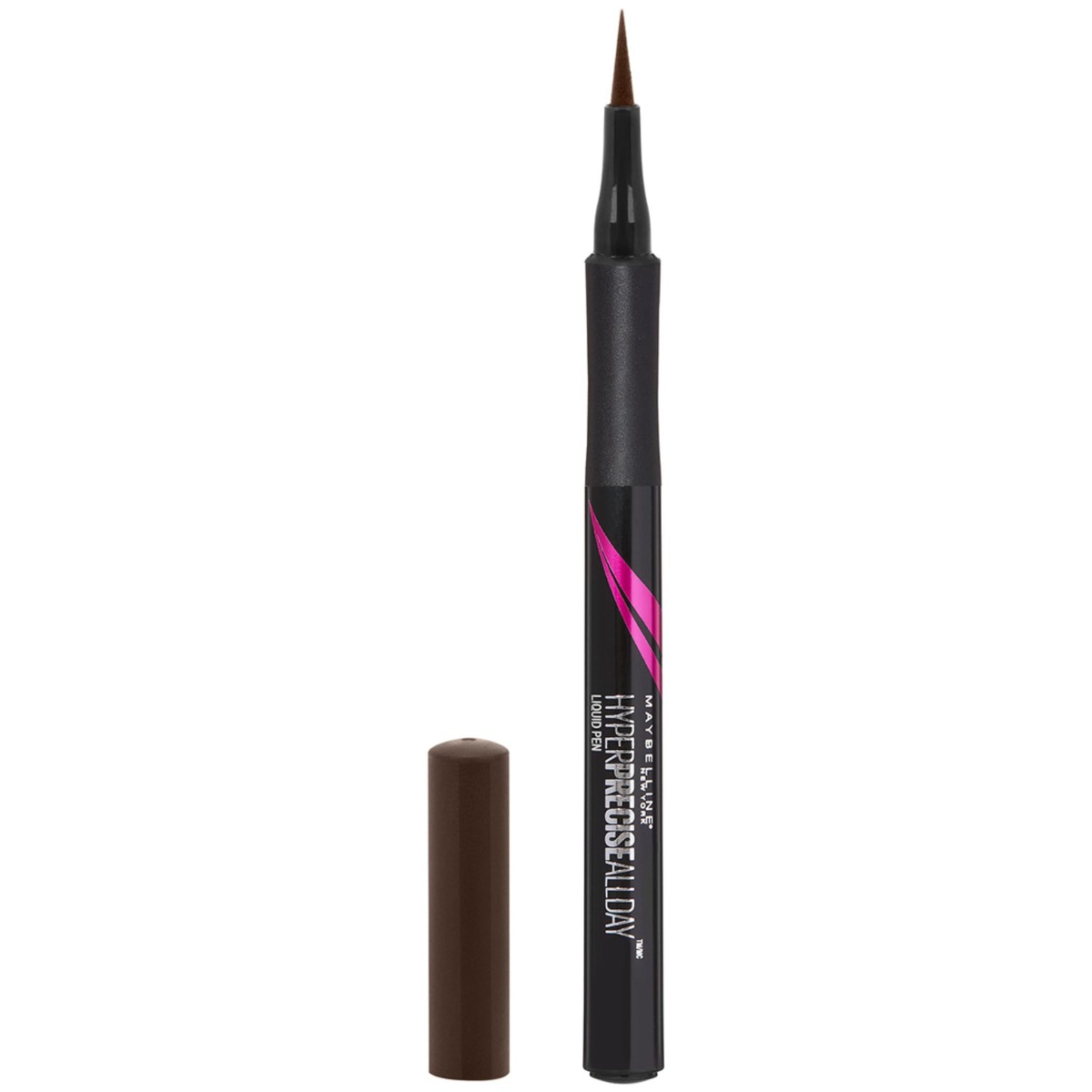 Maybelline Hyper Precise Liner odstín 710 Forrest Brown oční linka 1 ml Maybelline