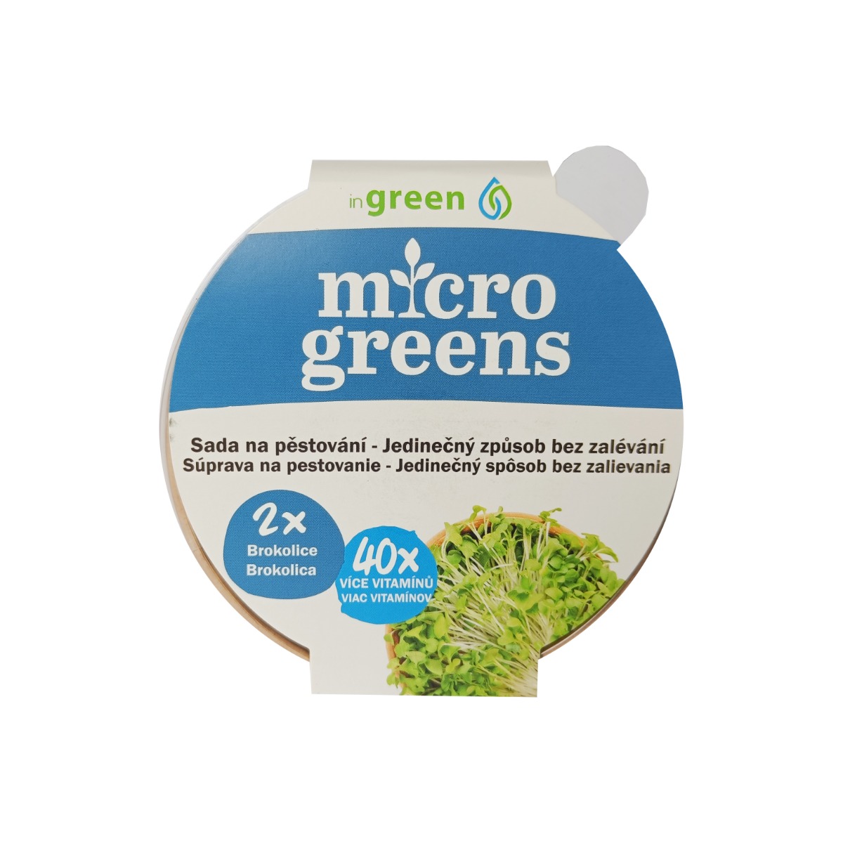 Microgreens Pěstební set Brokolice 40 g Microgreens