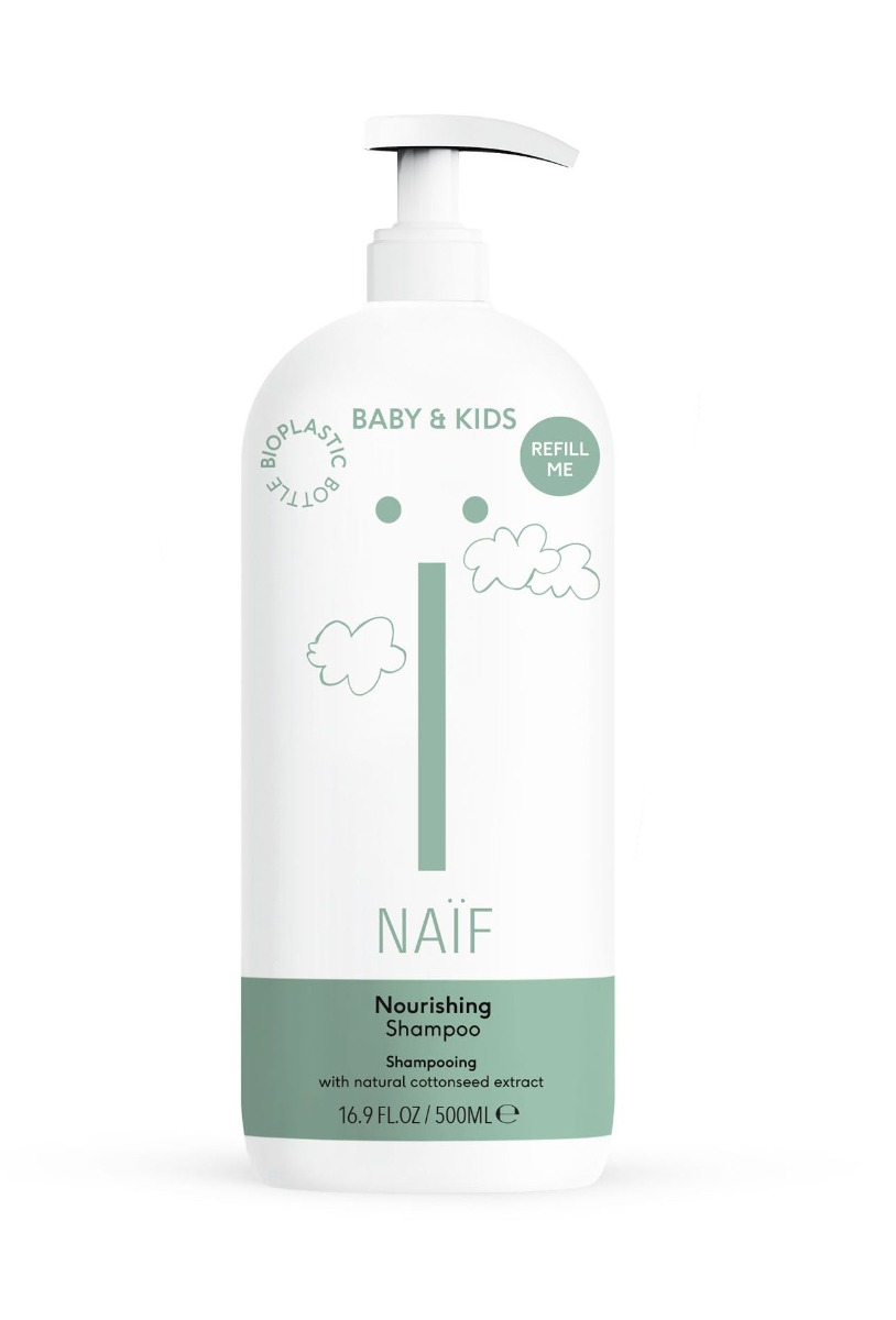 NAIF Výživný šampon pro děti a miminka 500 ml NAIF