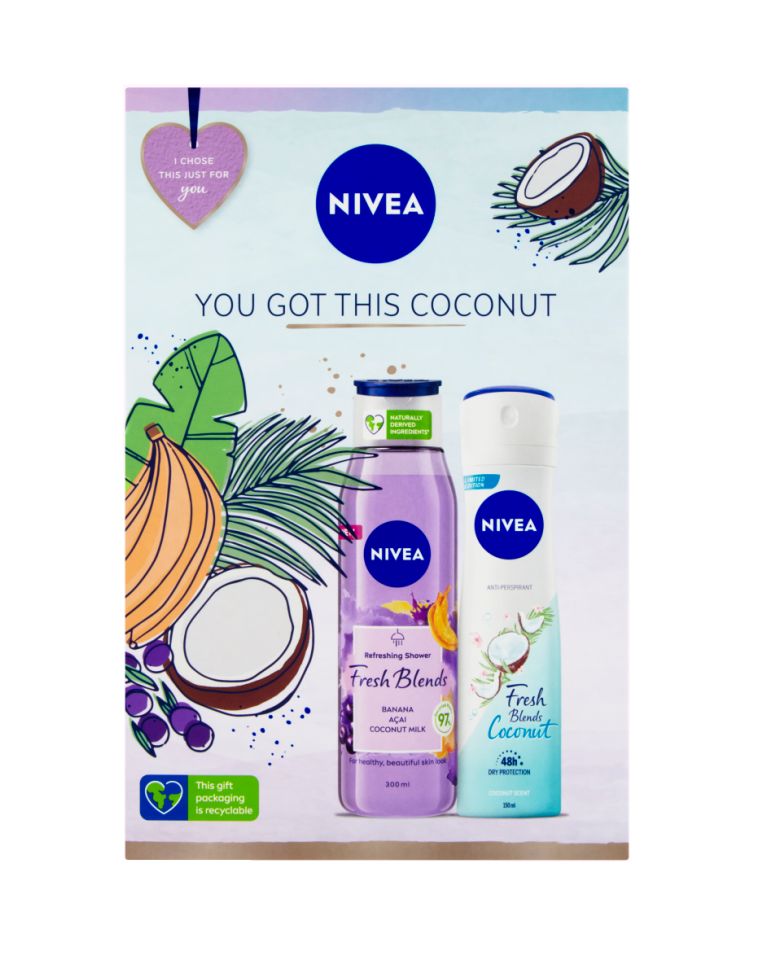 Nivea Box You Got This Coconut dárkový set Nivea