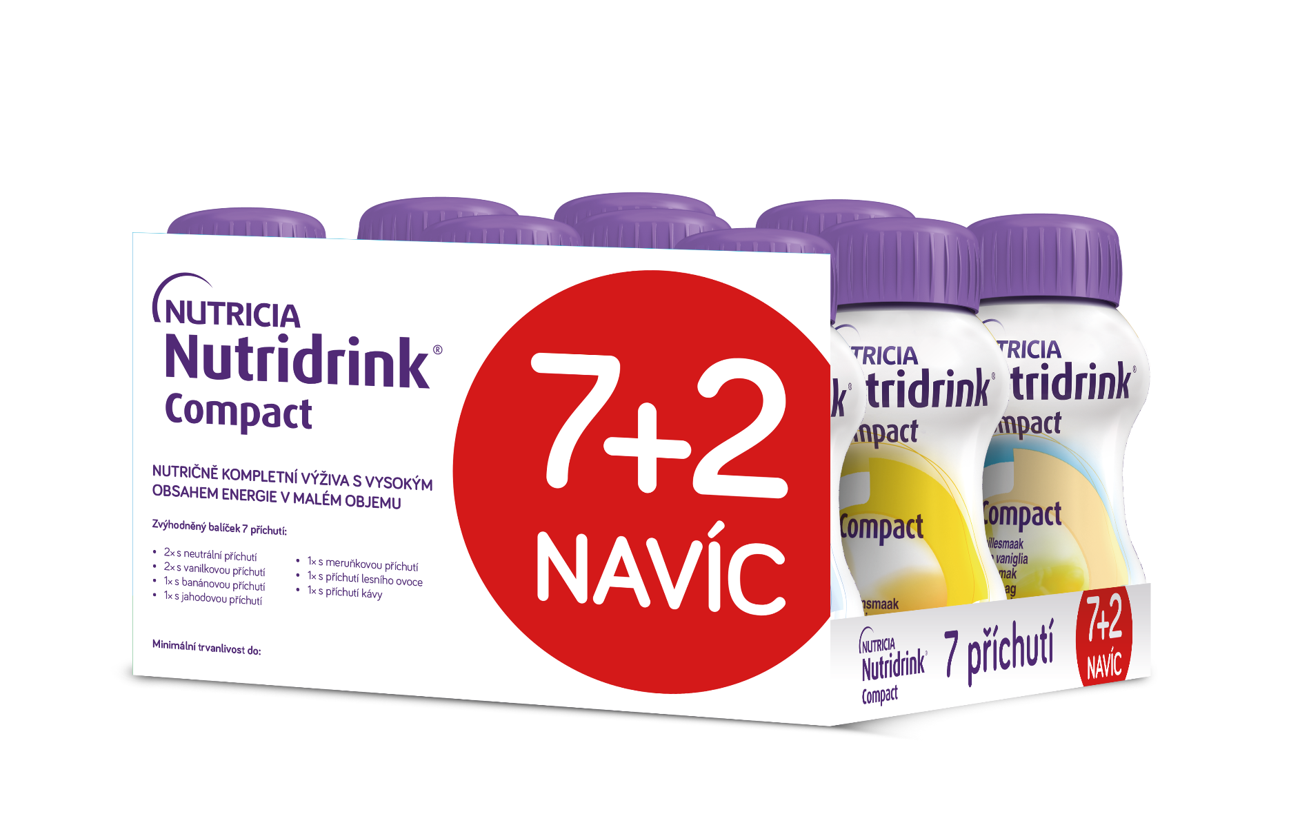 Nutridrink Compact balíček 7+2 9x125 ml Nutridrink