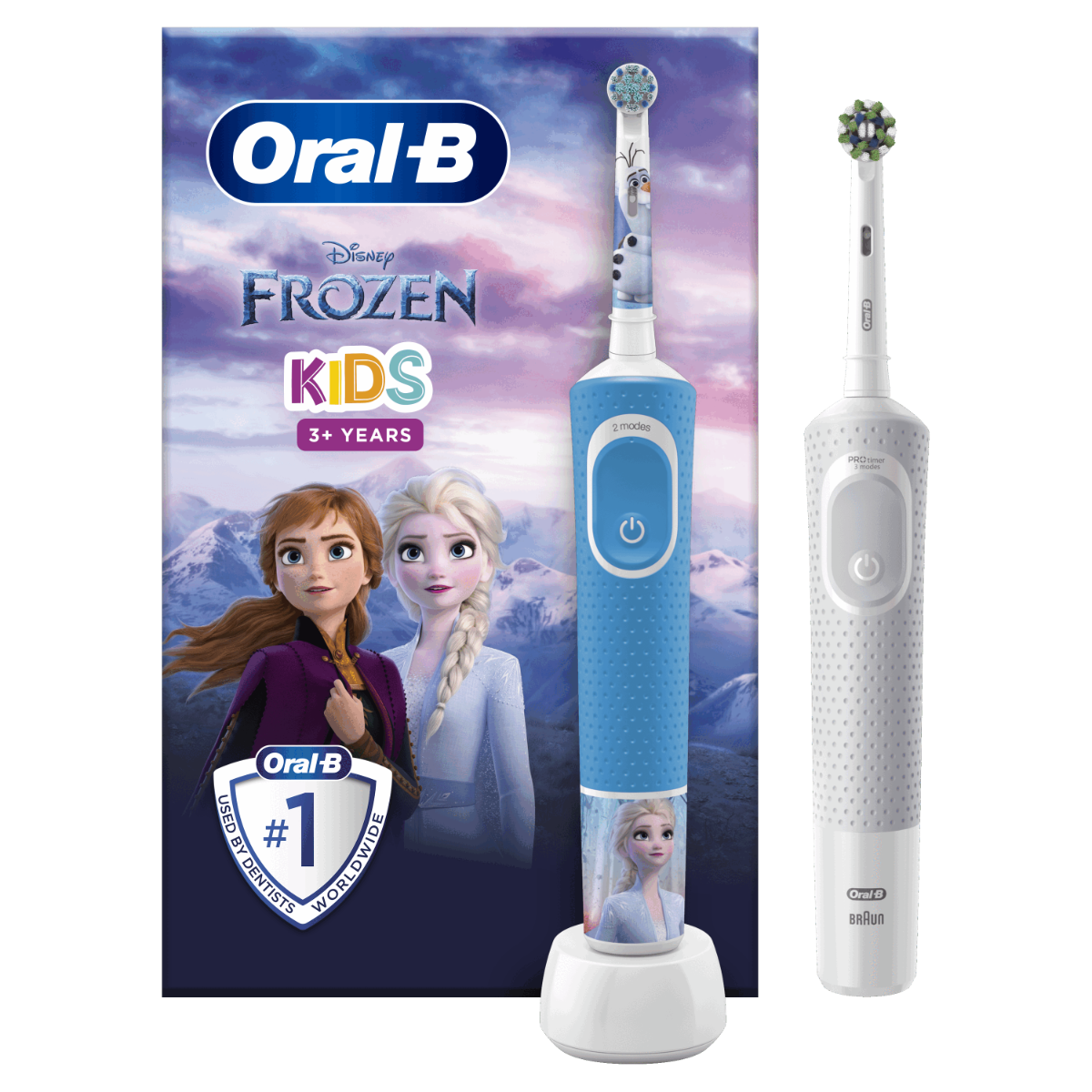Oral-B Family FROZEN pack Vitality PRO D103 CA White + Kids D100 Oral-B