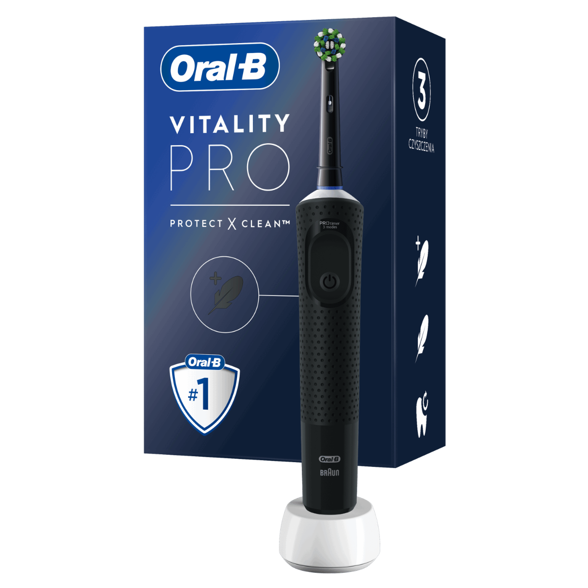 Oral-B Vitality PRO XD103 Black elektrický zubní kartáček Oral-B