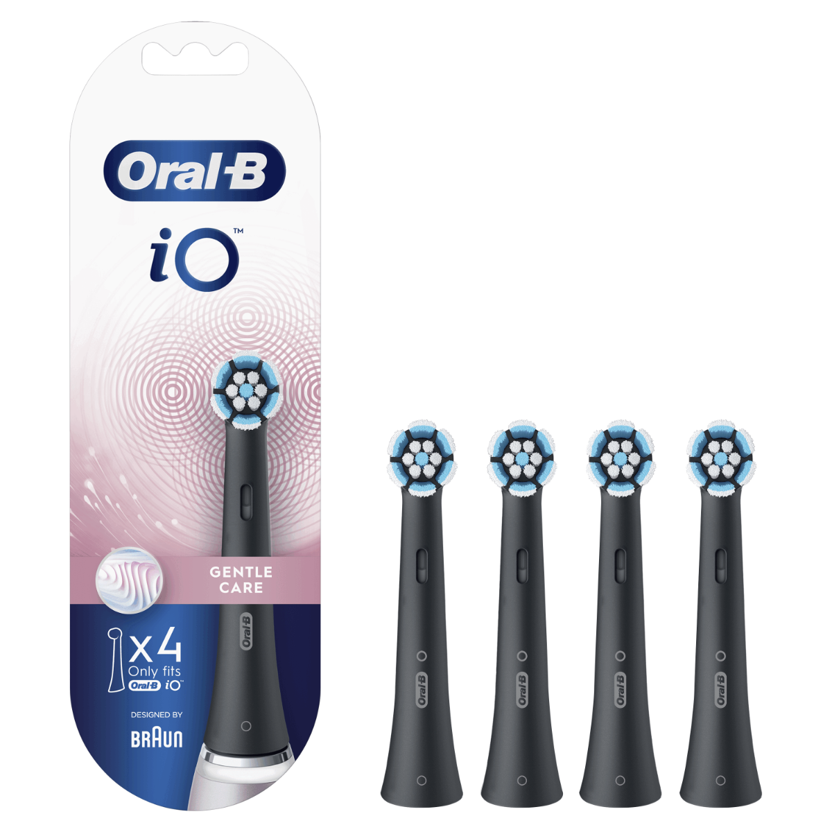 Oral-B iO Gentle Care Black náhradní hlavice 4 ks Oral-B