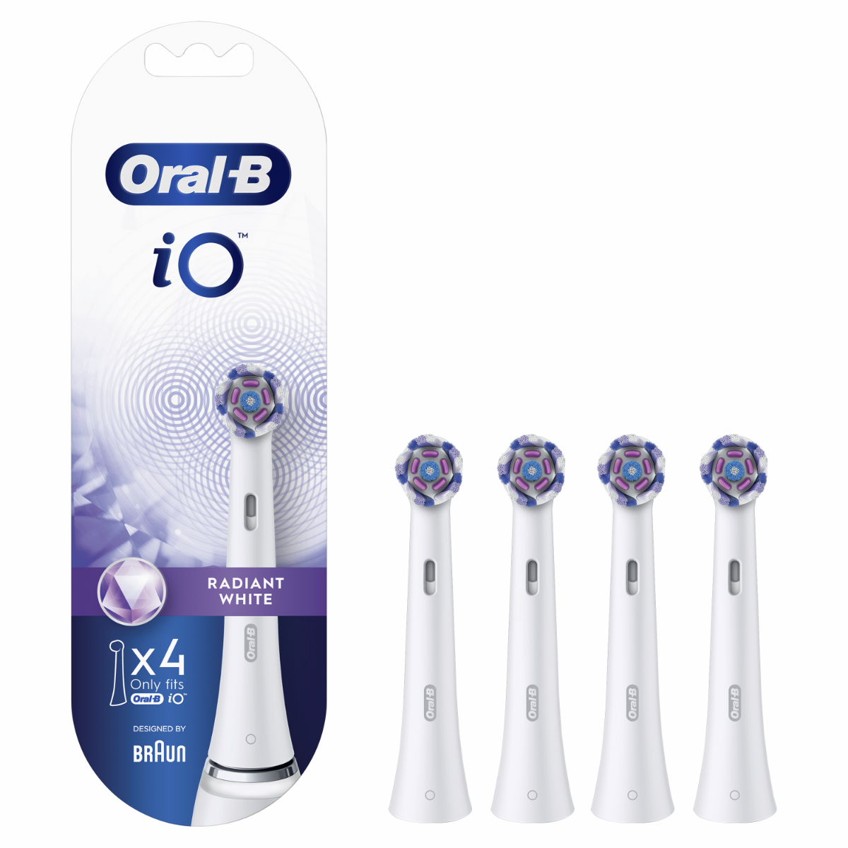 Oral-B iO Radiant White náhradní hlavice 4 ks Oral-B