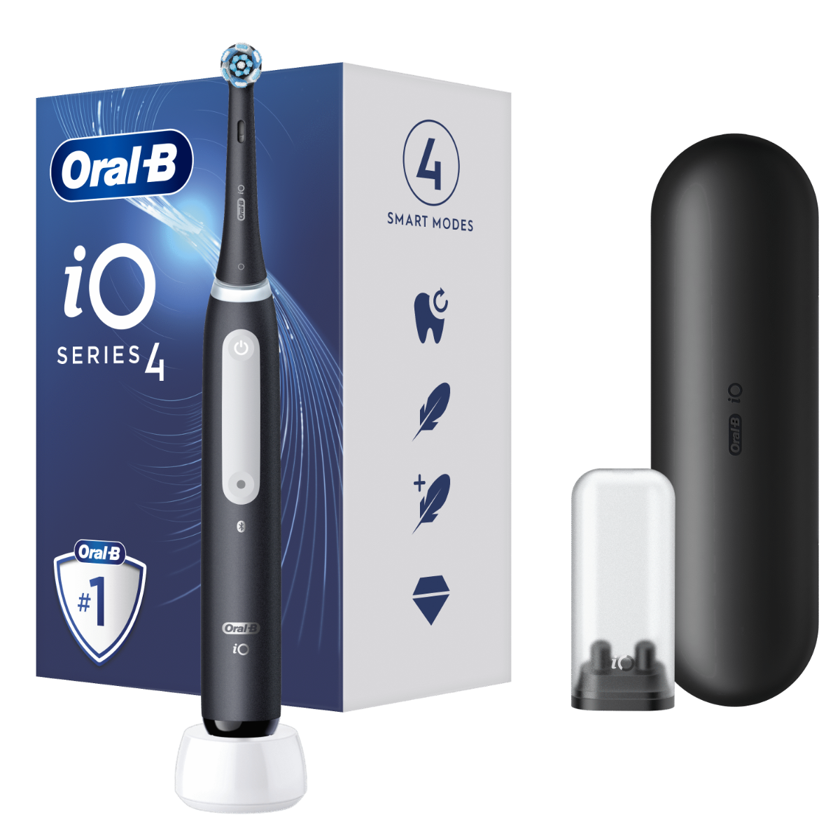 Oral-B iO Series 4 Matt Black elektrický zubní kartáček Oral-B