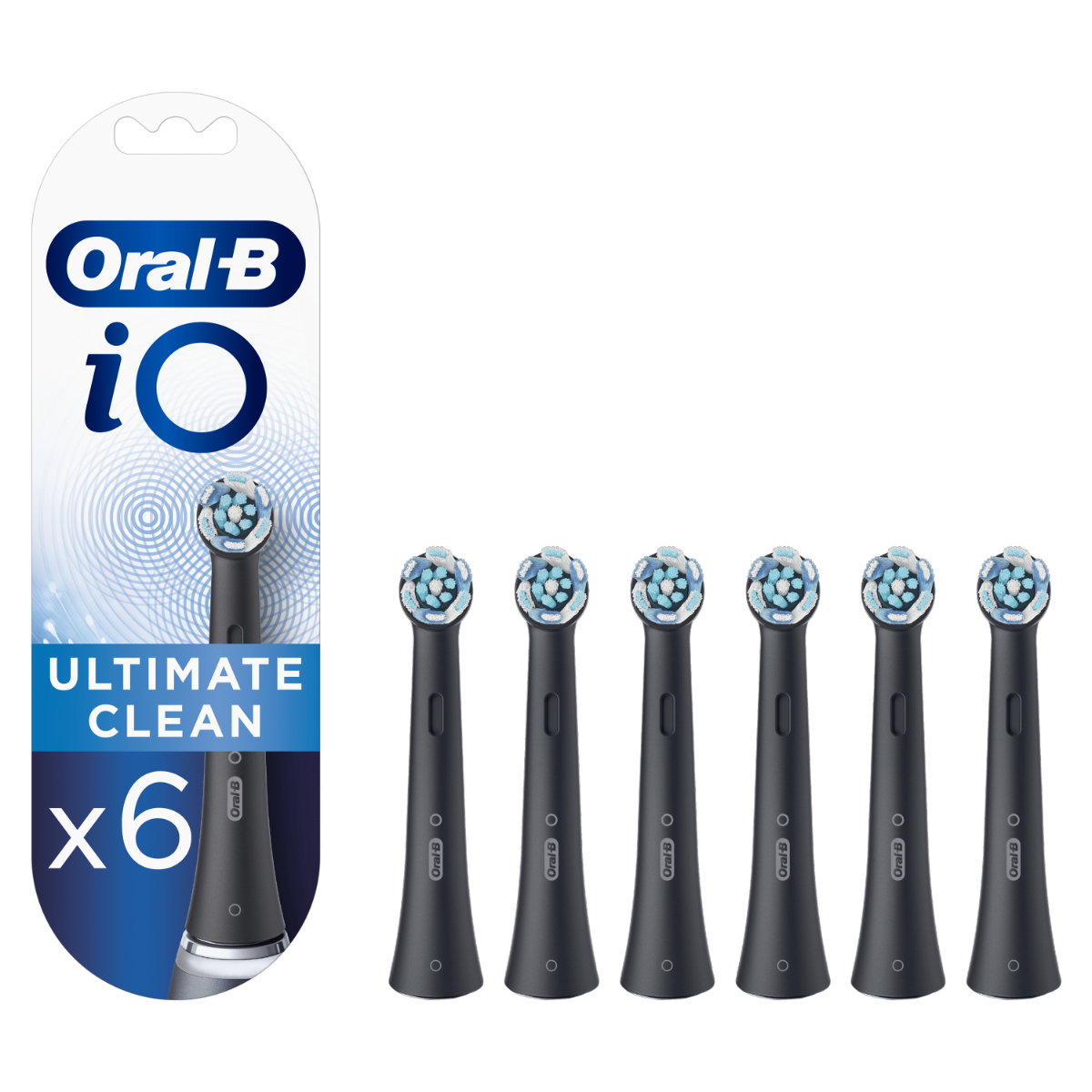 Oral-B iO Ultimate Clean Black náhradní hlavice 6 ks Oral-B