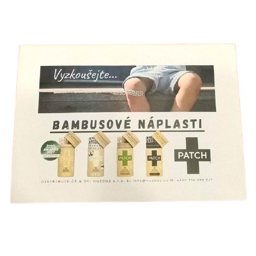 PATCH Bambusové náplasti úzké vzorky 4 ks PATCH