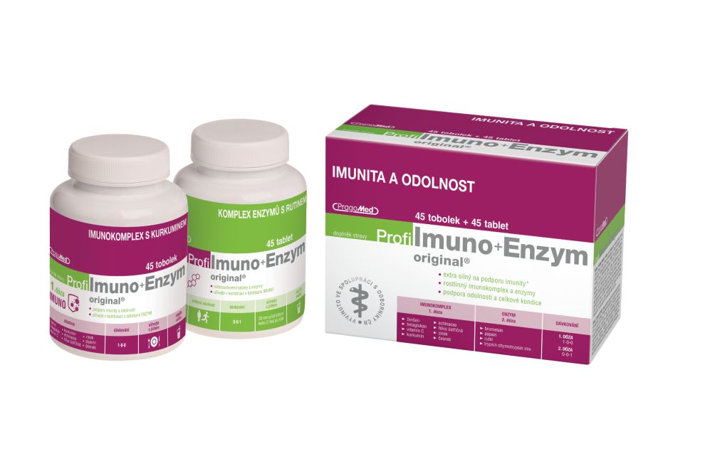 Profi Imuno + Enzym 45 tobolek + 45 tablet Profi Imuno