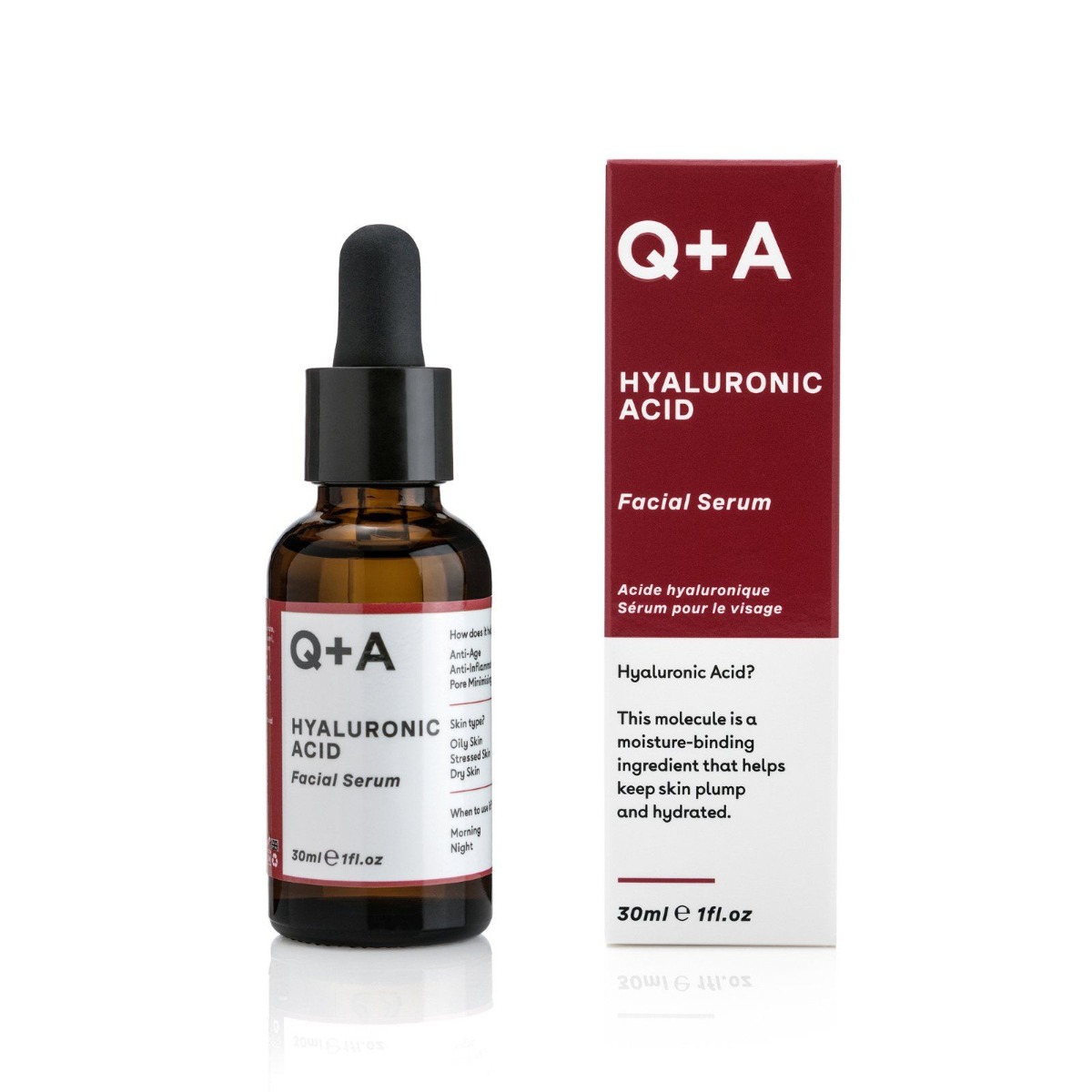 Q+A Pleťové sérum s kyselinou hyaluronovou 30 ml Q+A