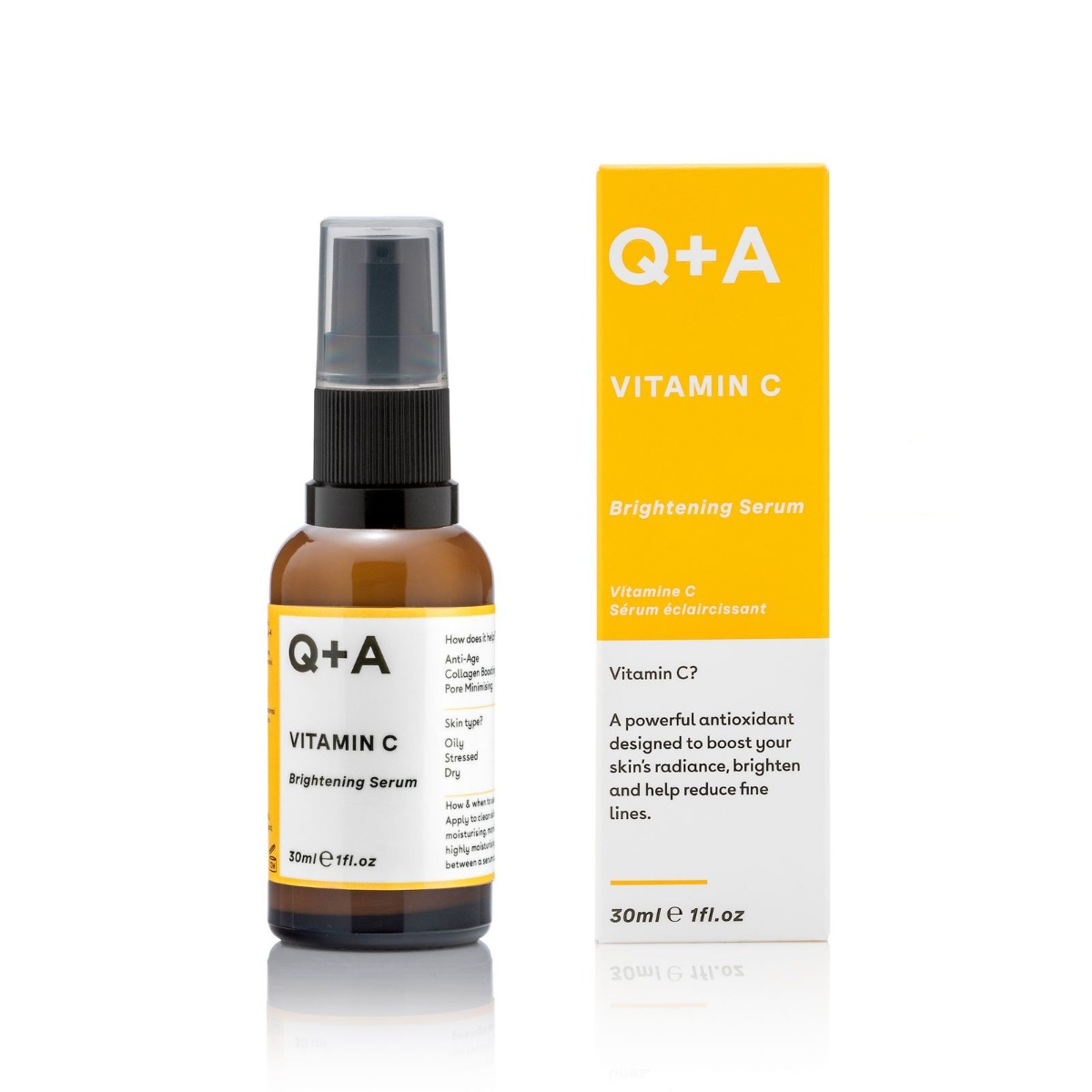 Q+A Rozjasňující sérum s vitamínem C 30 ml Q+A