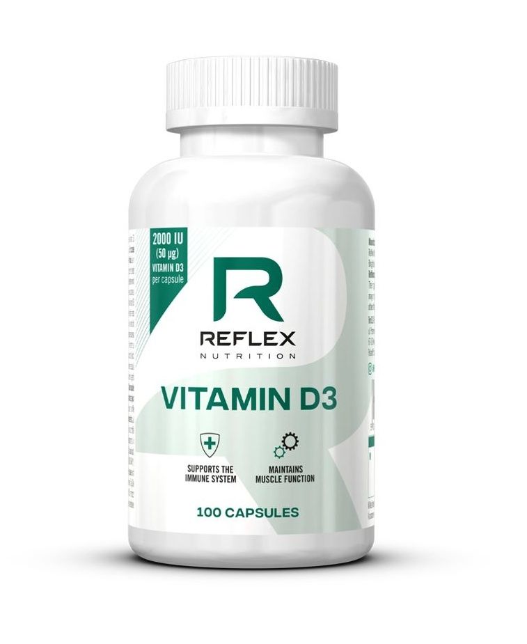Reflex Nutrition Vitamin D3 100 kapslí Reflex Nutrition