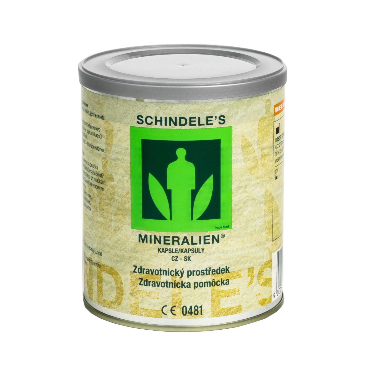 Schindeleho minerály v kapslích 500 ks Schindeleho minerály