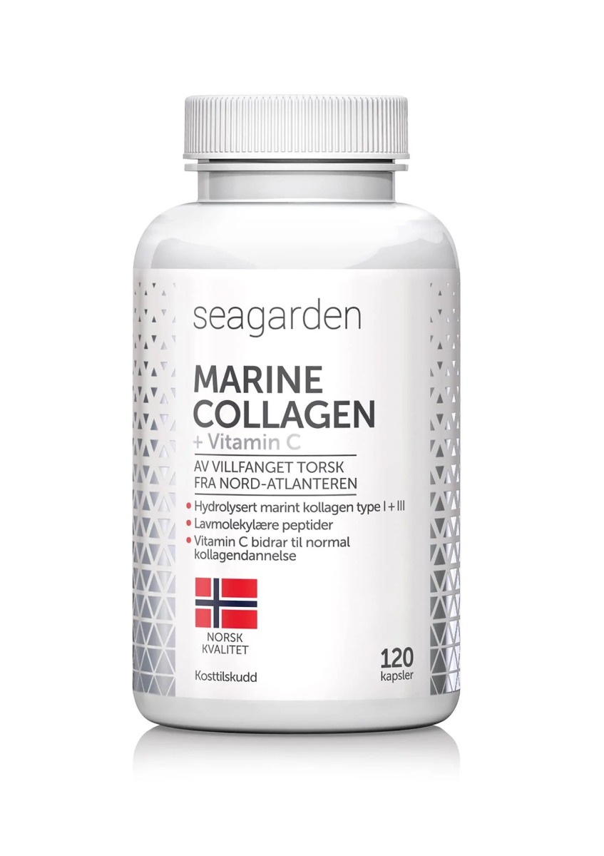Seagarden Marine Collagen + Vitamin C 120 kapslí Seagarden