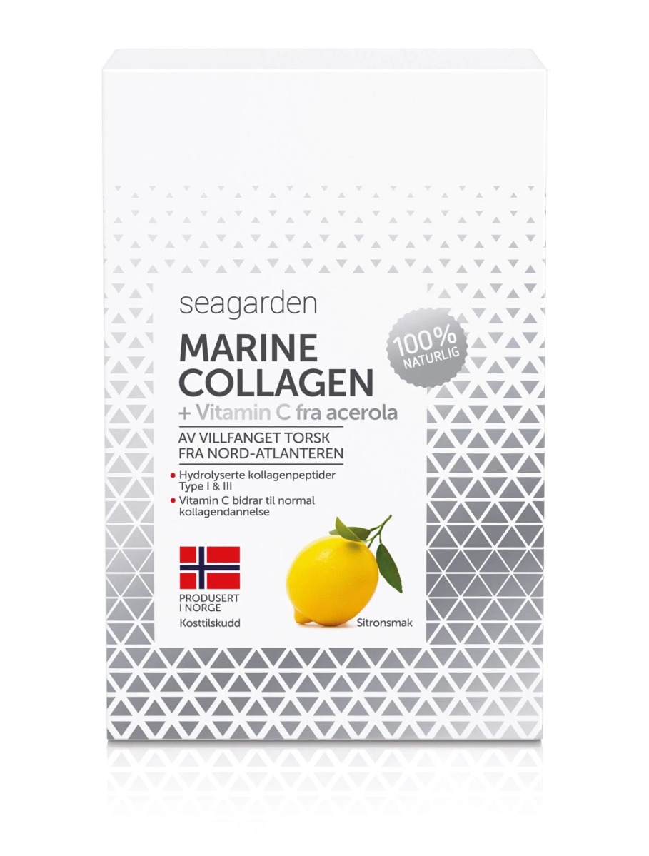 Seagarden Marine Collagen + Vitamin C 30x5 g citron Seagarden