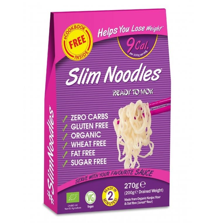 Slim Pasta Konjakové bezsacharidové nudle BIO 270 g Slim Pasta