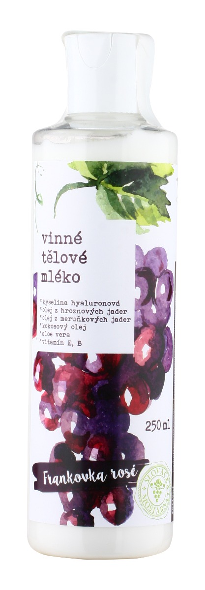 Slovácká moštárna Vinné tělové mléko Frankovka rose 250 ml Slovácká moštárna