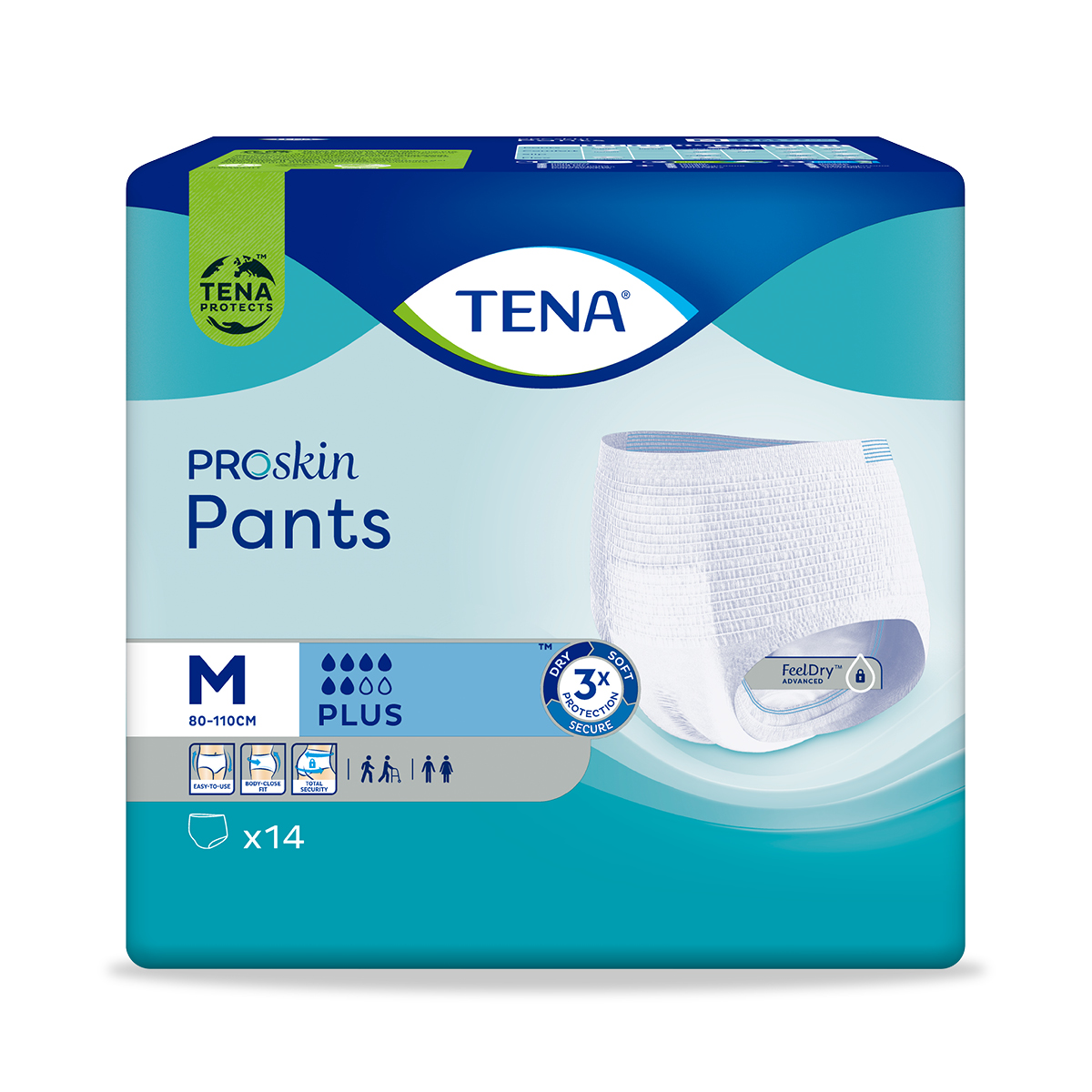 Tena Pants Plus M inkontinenční kalhotky 14 ks Tena
