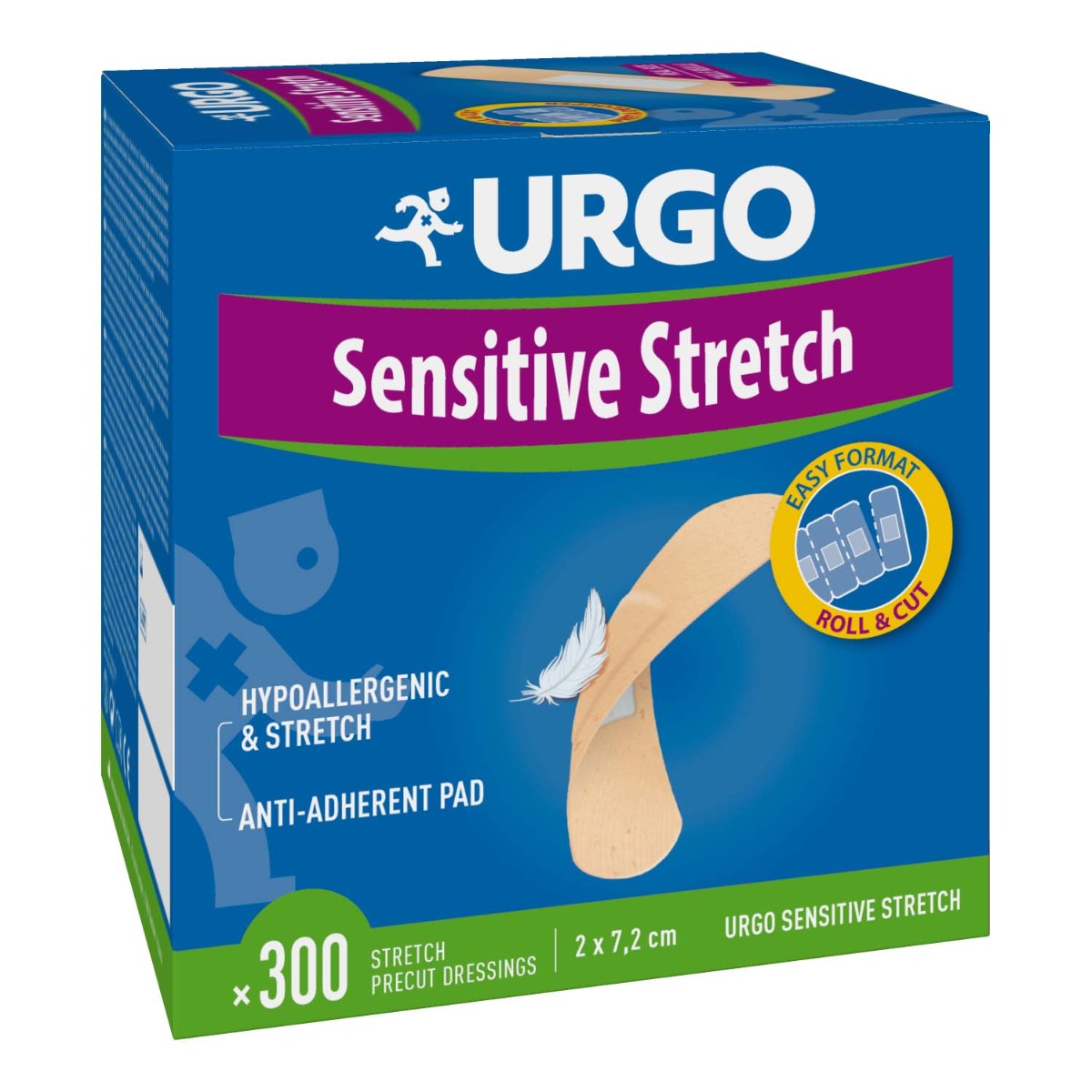 Urgo MULTI-EXTENSIBLE 20 x 72 mm rychloobvaz 300 ks Urgo