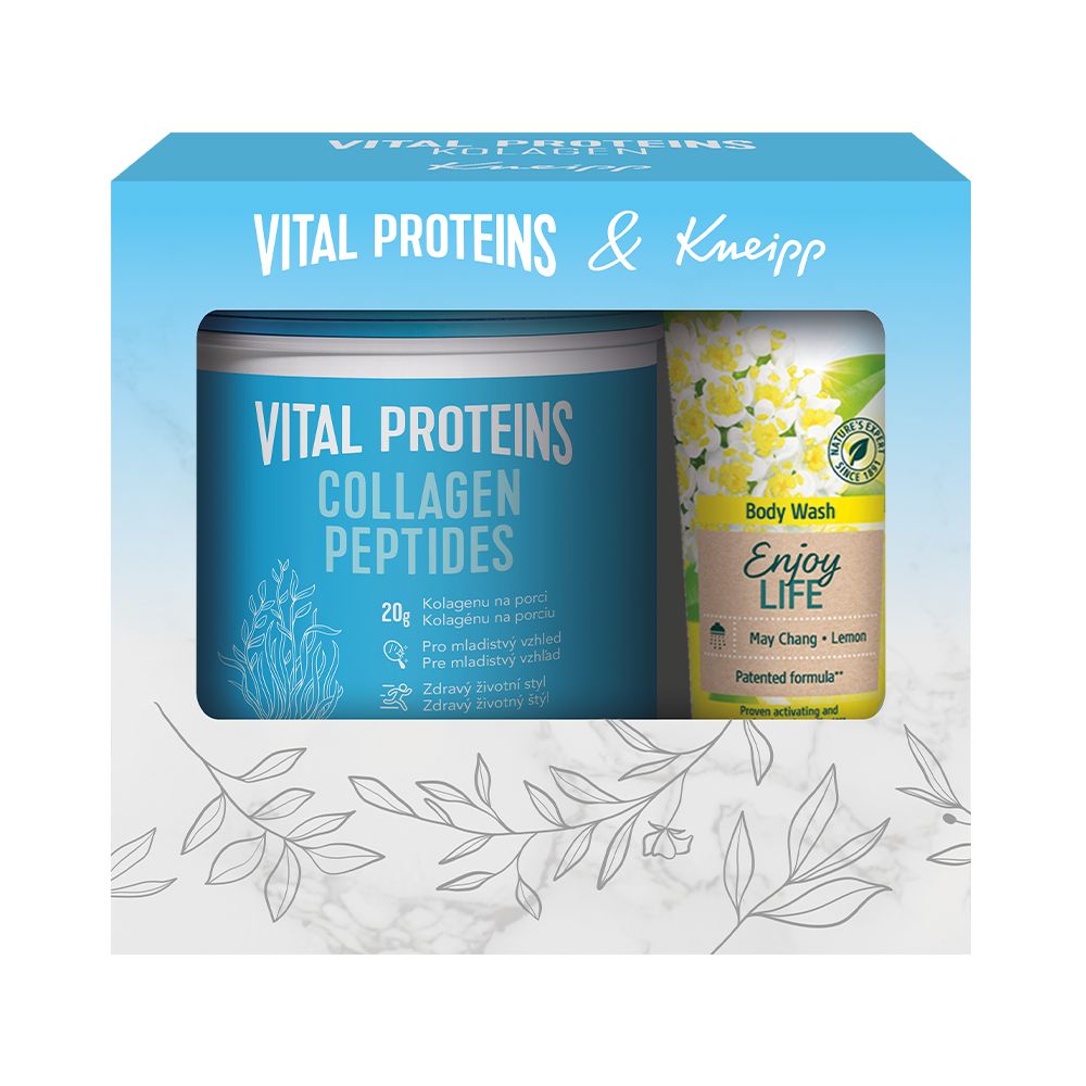 Vital Proteins Collagen Peptides 567 g + Kneipp Sprchový gel 200 ml dárkové balení Vital Proteins