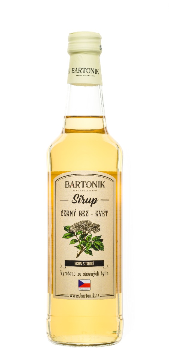 BARTONIK Sirup černý bez - květ 500 ml BARTONIK