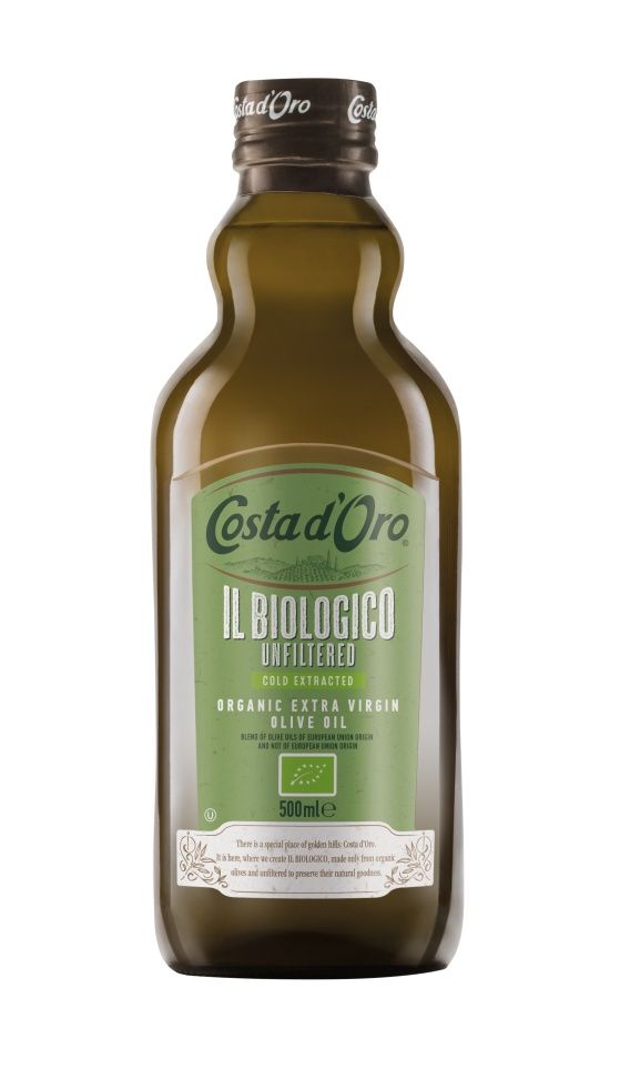 Costa d´Oro Extra panenský olivový olej nefiltrovaný BIO 500 ml Costa d´Oro