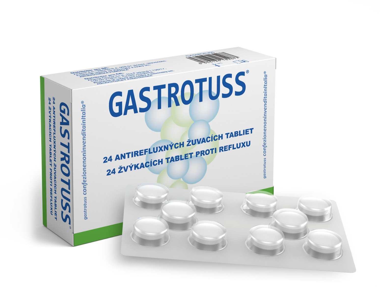 GASTROTUSS 24 žvýkacích tablet GASTROTUSS
