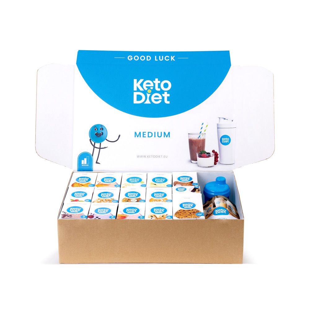 KetoDiet 3týdenní balení MEDIUM pro 1. krok 105 porcí KetoDiet