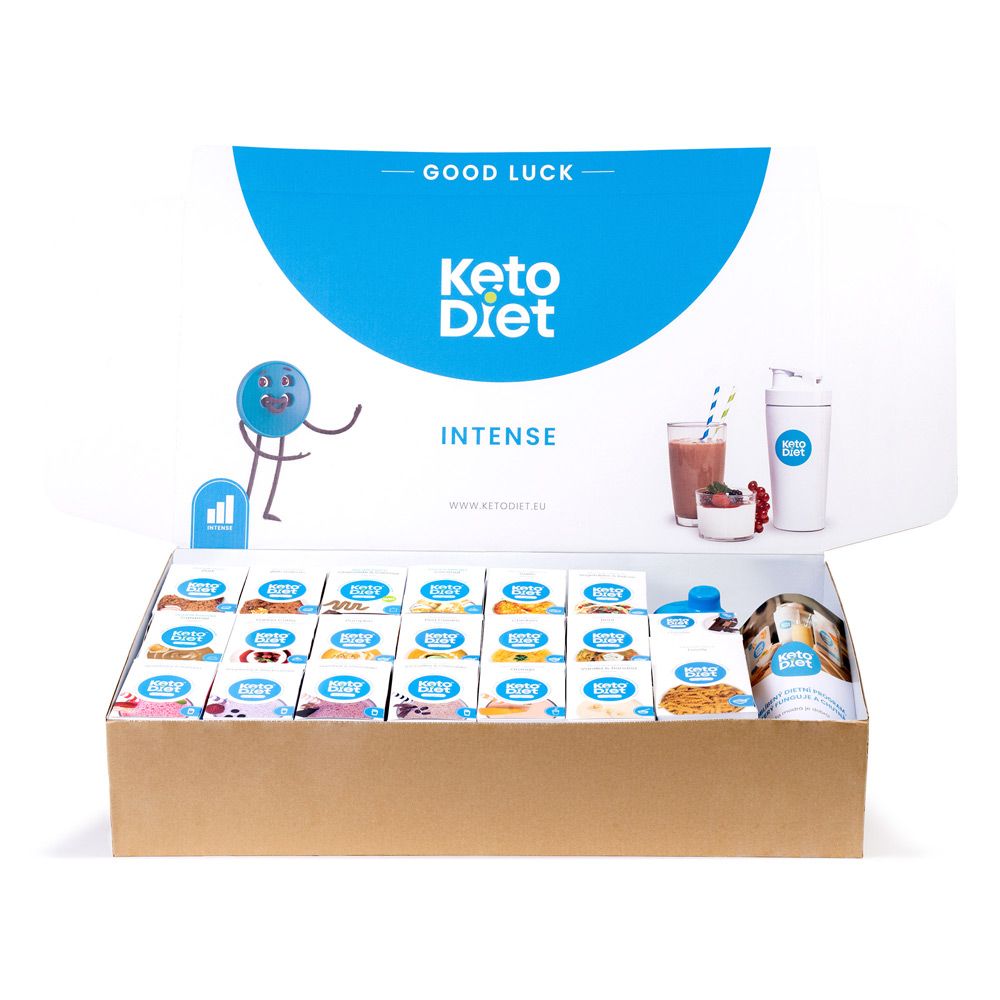 KetoDiet 4týdenní balení INTENSE pro 1. krok 140 porcí KetoDiet