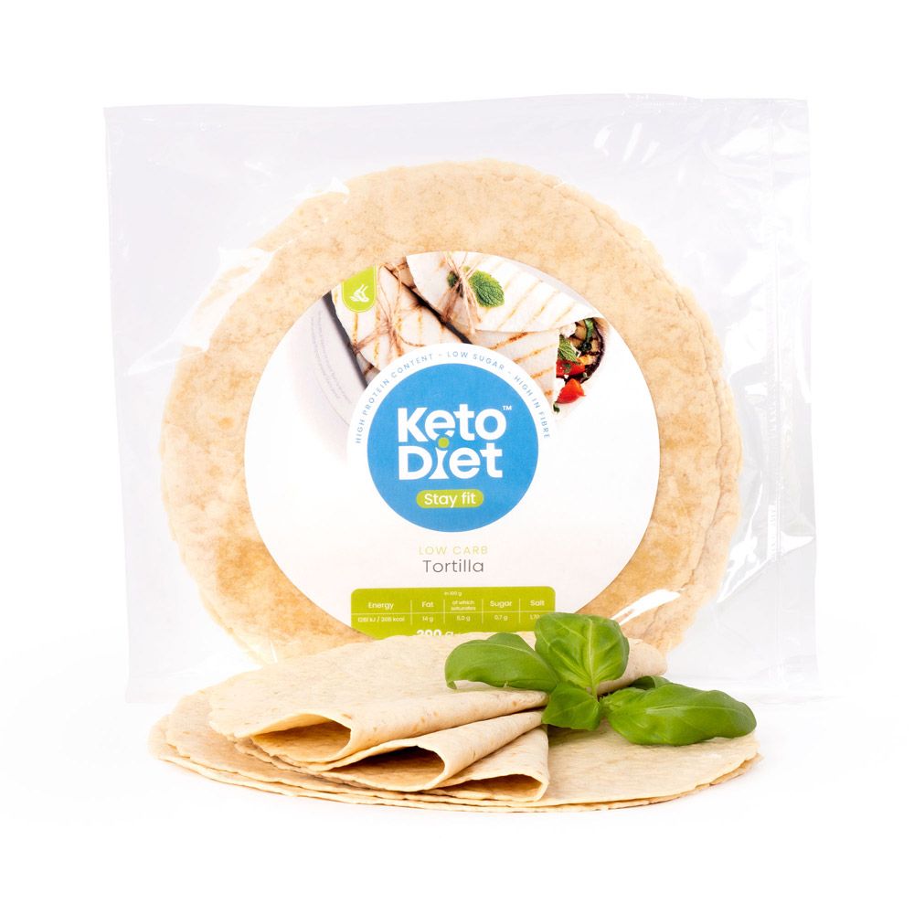 KetoDiet Proteinová tortilla 5x40 g KetoDiet