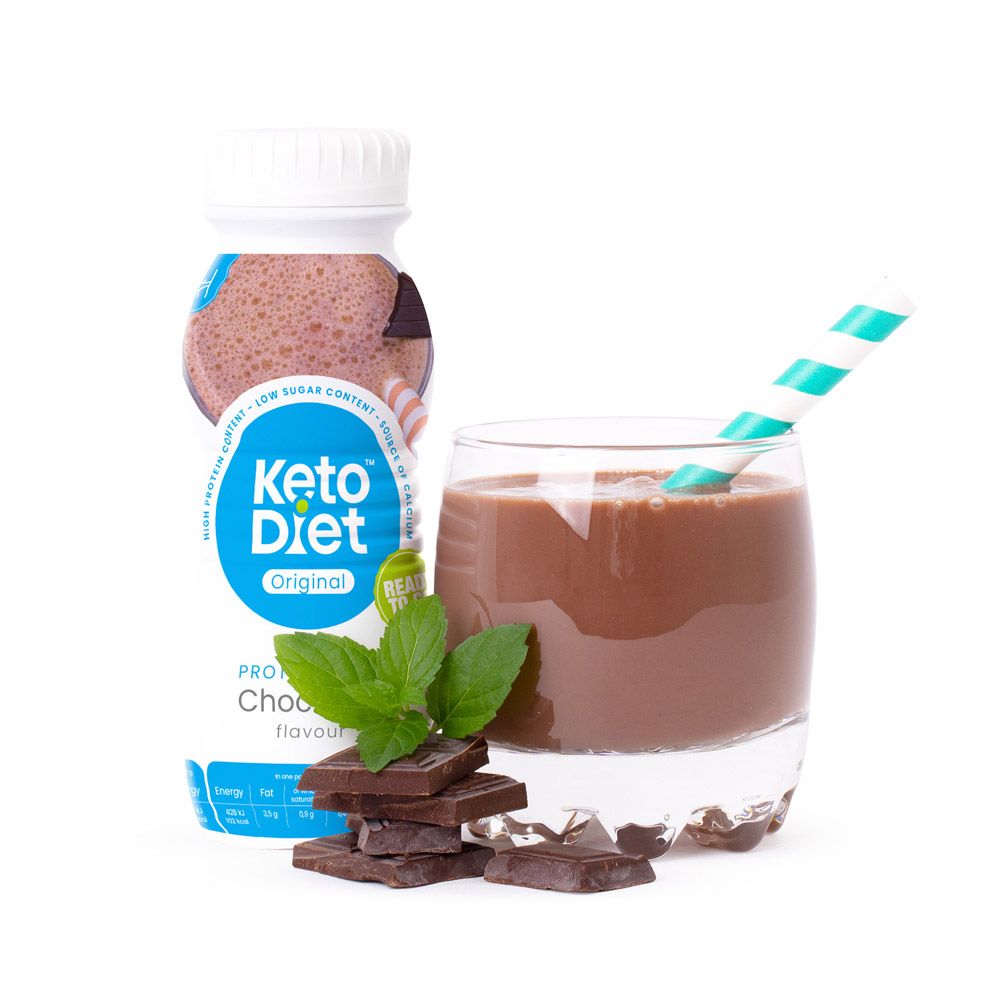 KetoDiet Proteinový drink čokoláda 250 ml KetoDiet