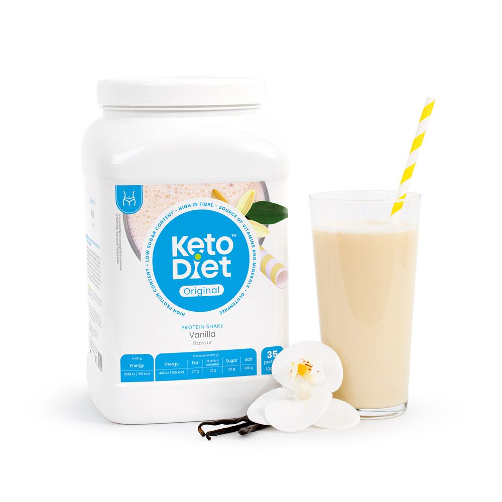 KetoDiet Proteinový nápoj vanilka 1000 g KetoDiet