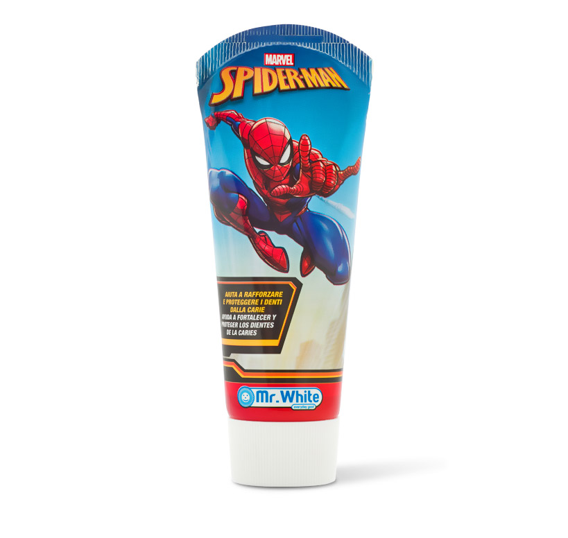 Mr. White Spiderman dětská zubní pasta 75 ml Mr. White