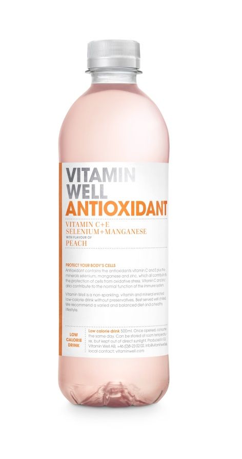 VITAMIN WELL Antioxidant vitamínová voda 500 ml VITAMIN WELL