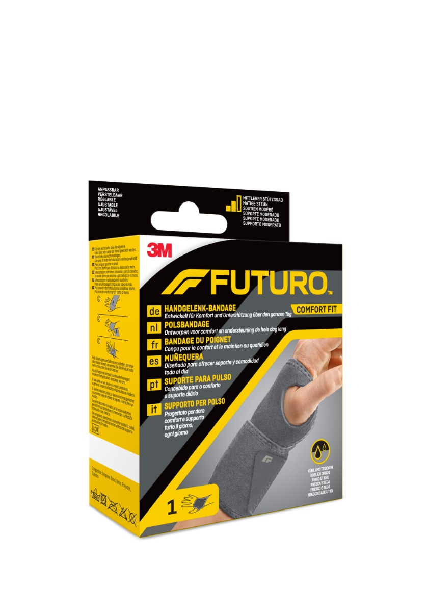 3M FUTURO™ Bandáž zápěstní Comfort Fit nastavitelná 3M