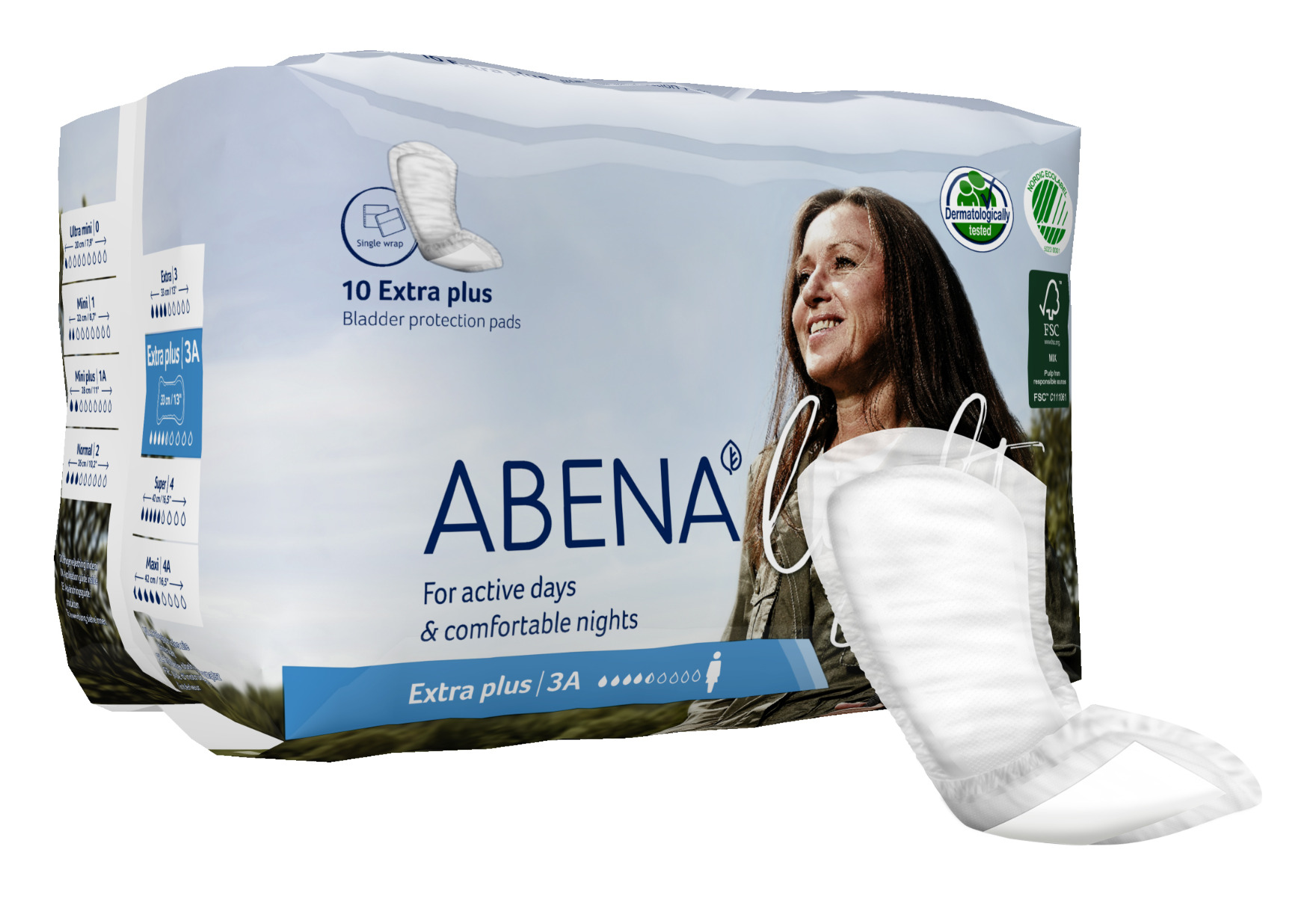 Abena Light Extra Plus 3A inkontinenční vložky 10 ks Abena