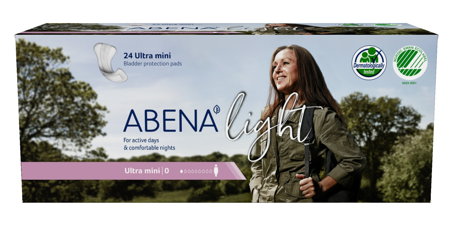 Abena Light Ultra Mini 0 inkontinenční vložky 24 ks Abena