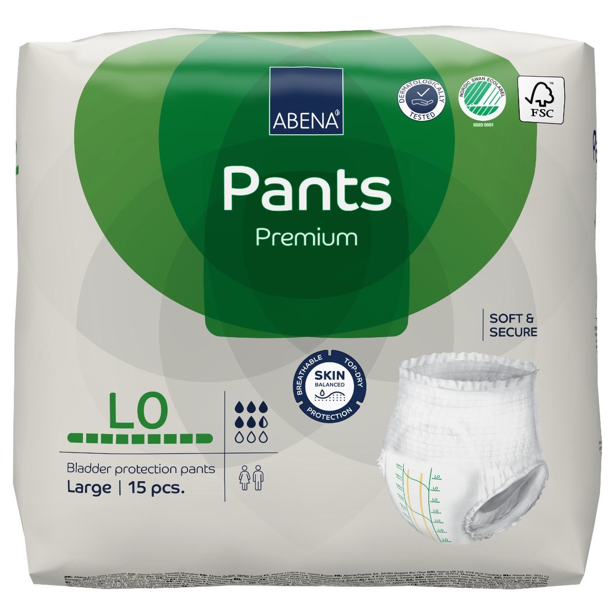 Abena Pants Premium L0 inkontinenční kalhotky 15 ks Abena