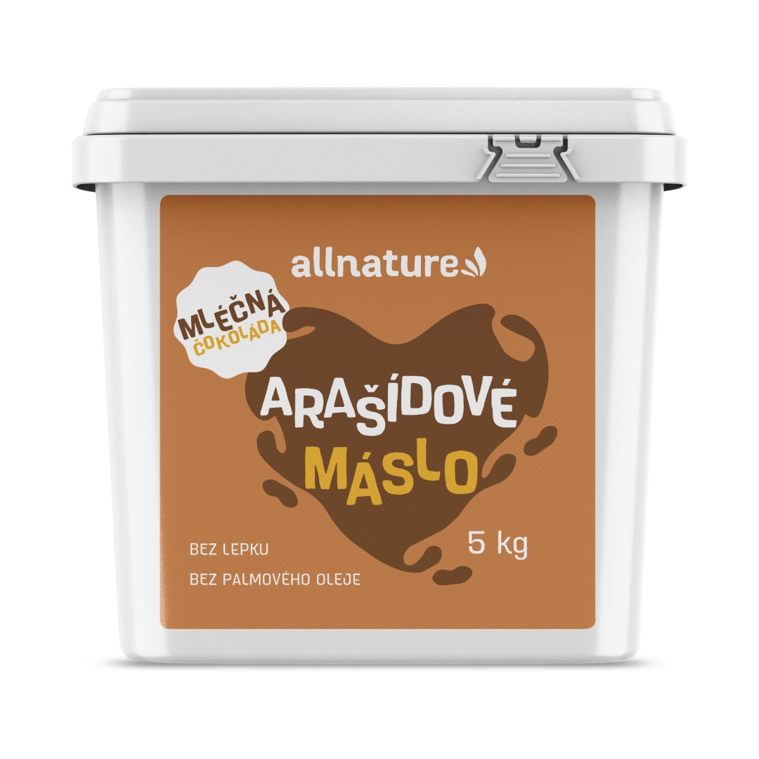 Allnature Arašídový krém mléčná čokoláda 5 kg Allnature