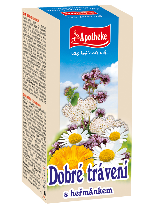 Apotheke Na dobré trávení nálevové sáčky 20x1