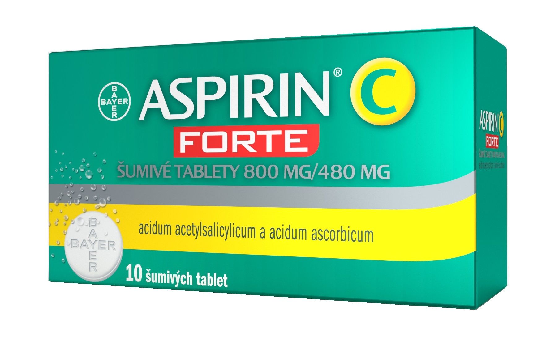 Aspirin C FORTE 10 šumivých tablet Aspirin