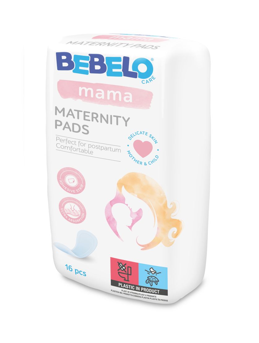 BEBELO Mama Maternity Pads porodnické vložky 16 ks BEBELO