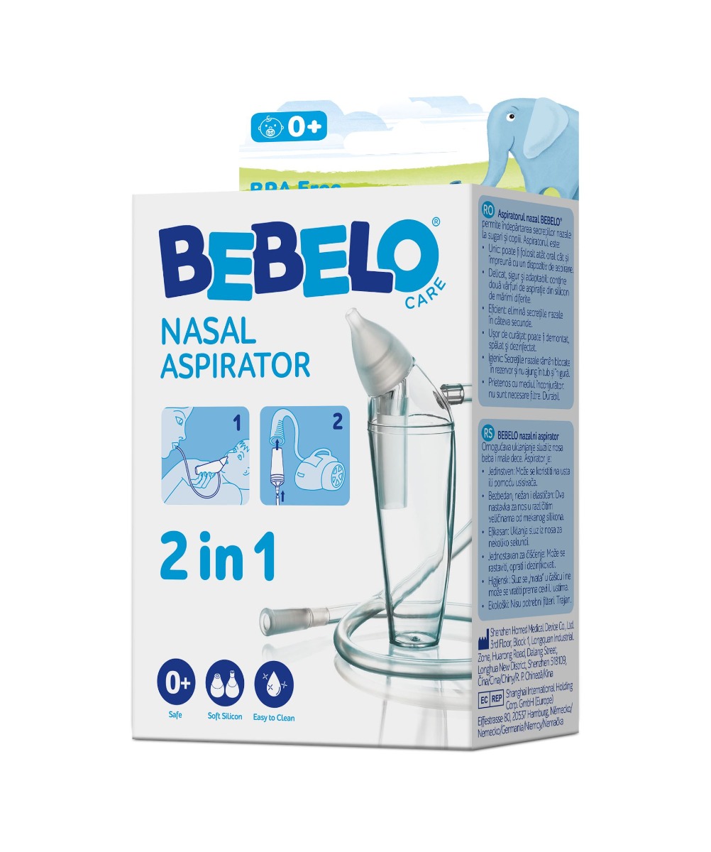 BEBELO Nasal Aspirator nosní odsávačka 1 ks BEBELO